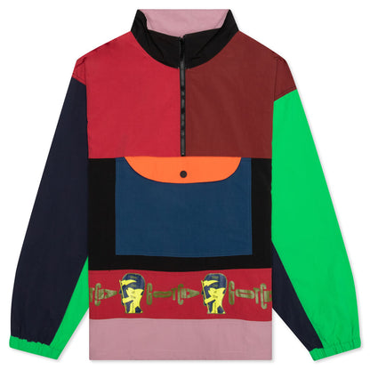 Brain Dead x Gotcha Nylon Half Zip Pullover - Multi