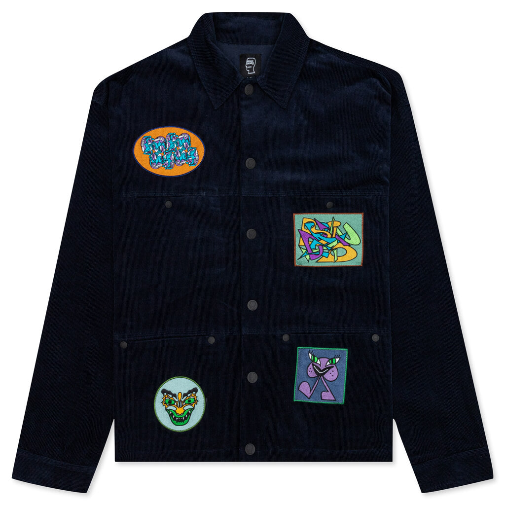 Cord Gardeners Jacket - Navy