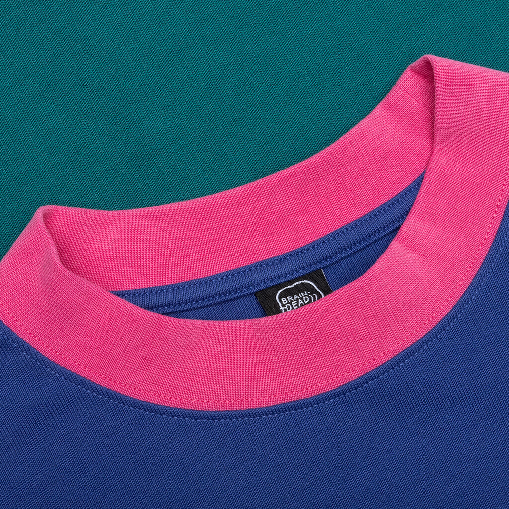 Gastromaniac Long Sleeve Football Shirt - Blue