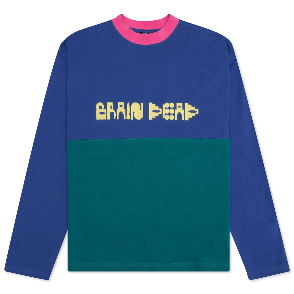 Gastromaniac Long Sleeve Football Shirt - Blue