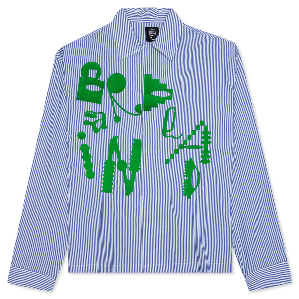 Gastromaniac Button Up Shirt - Blue