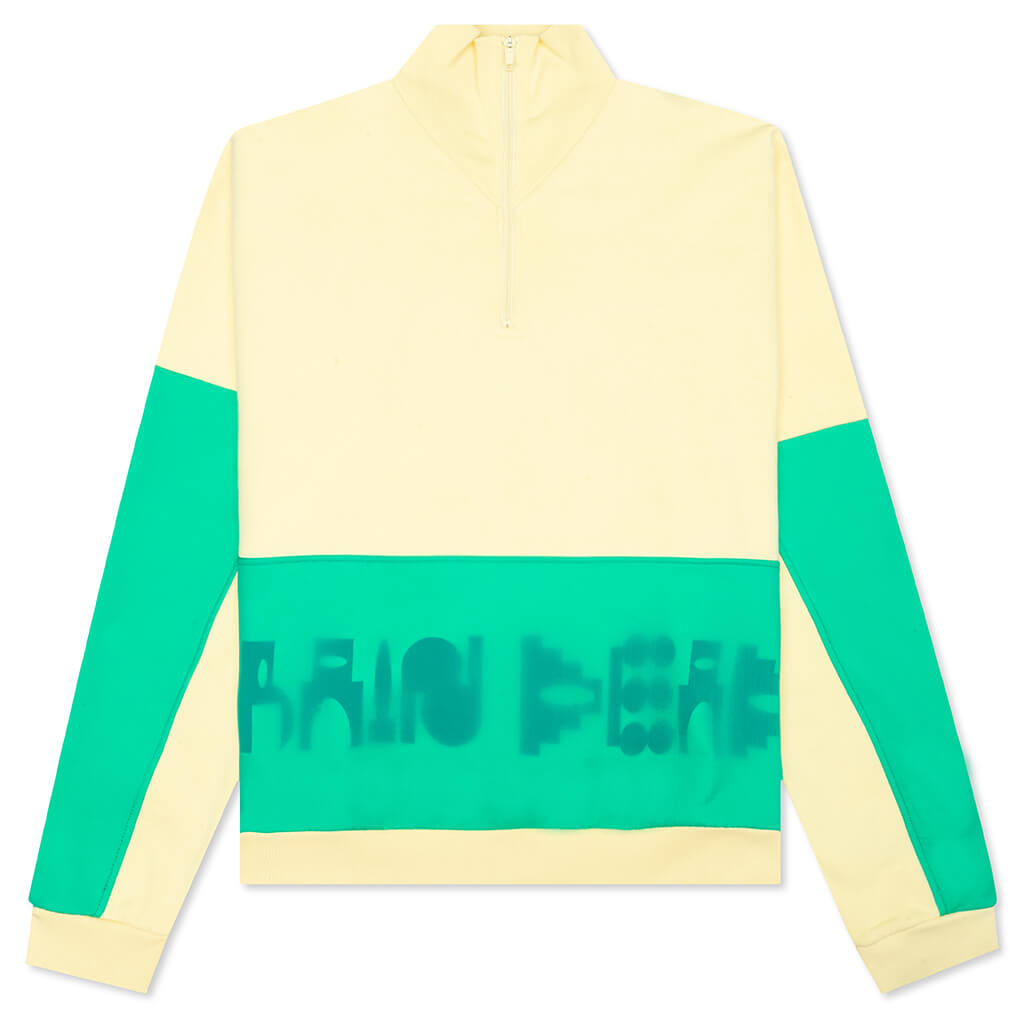 Gastromaniac Overlay Half Zip Fleece - Lemon