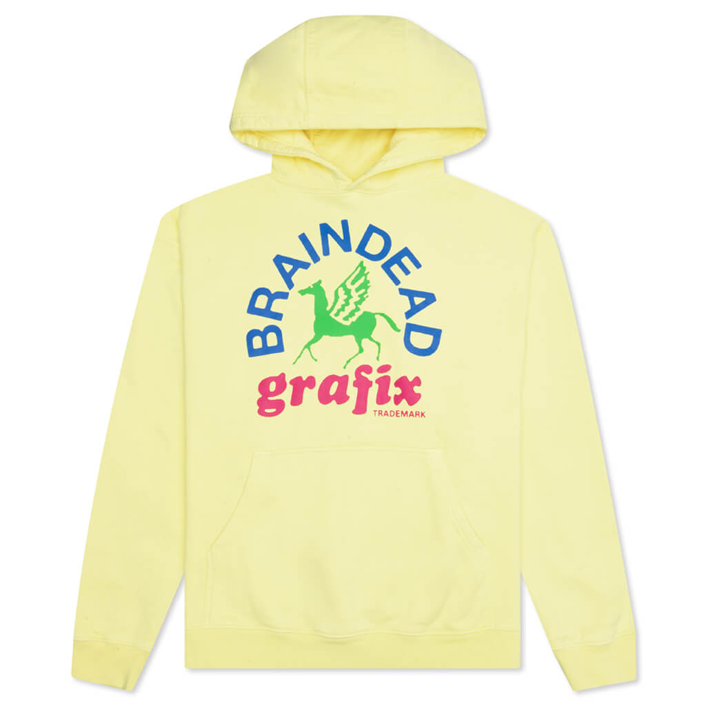 Grafix Hoodie - Lemon