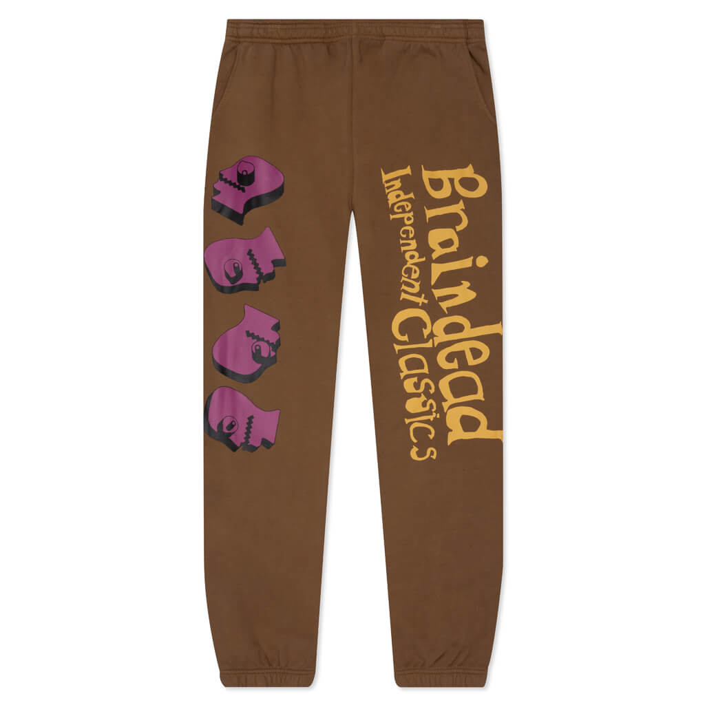 Independent Classic Sweatpants - Brown