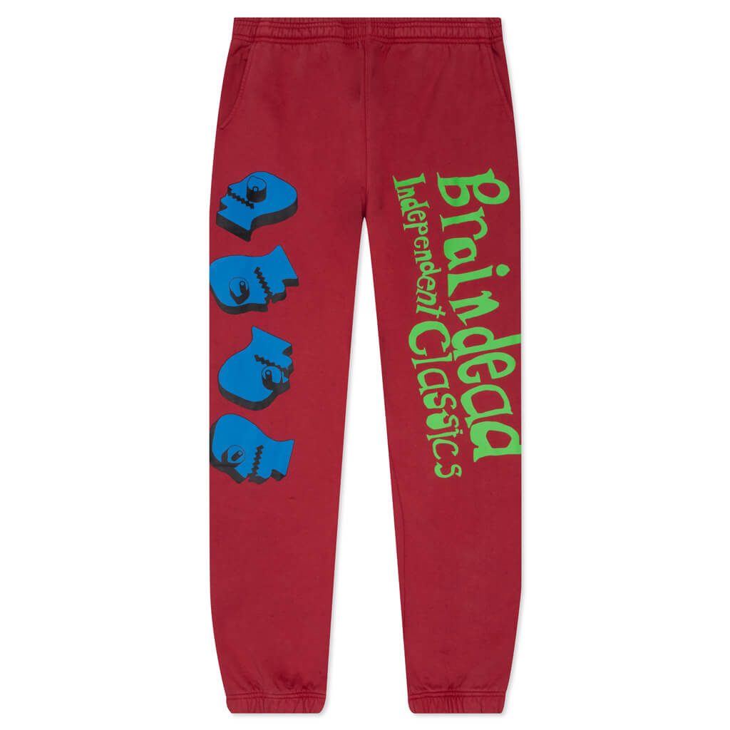 Independent Classic Sweatpants - Maroon