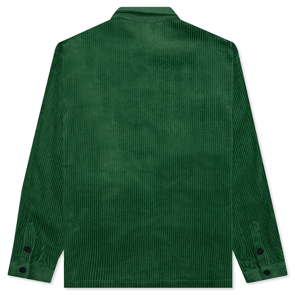 Trademark Wide Wale Snap Shirt - Green