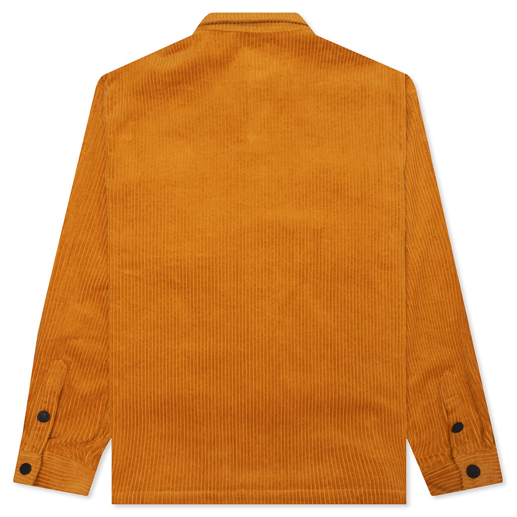Trademark Wide Wale Snap Shirt - Terracotta