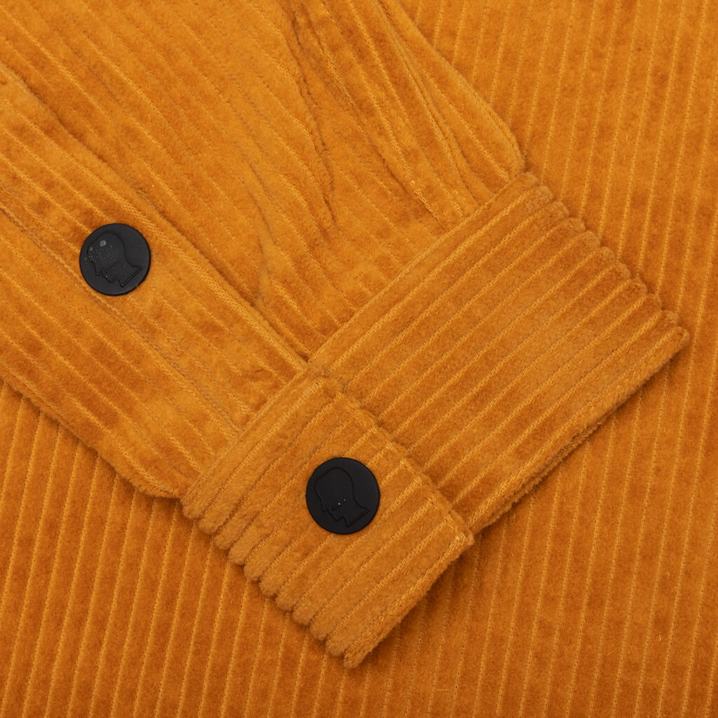 Trademark Wide Wale Snap Shirt - Terracotta