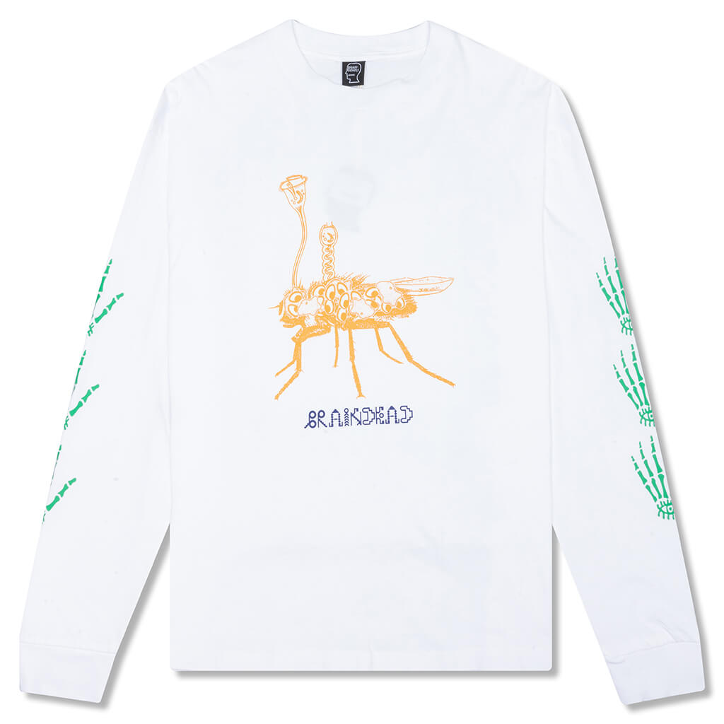 Worm in the Apple Long Sleeve - White