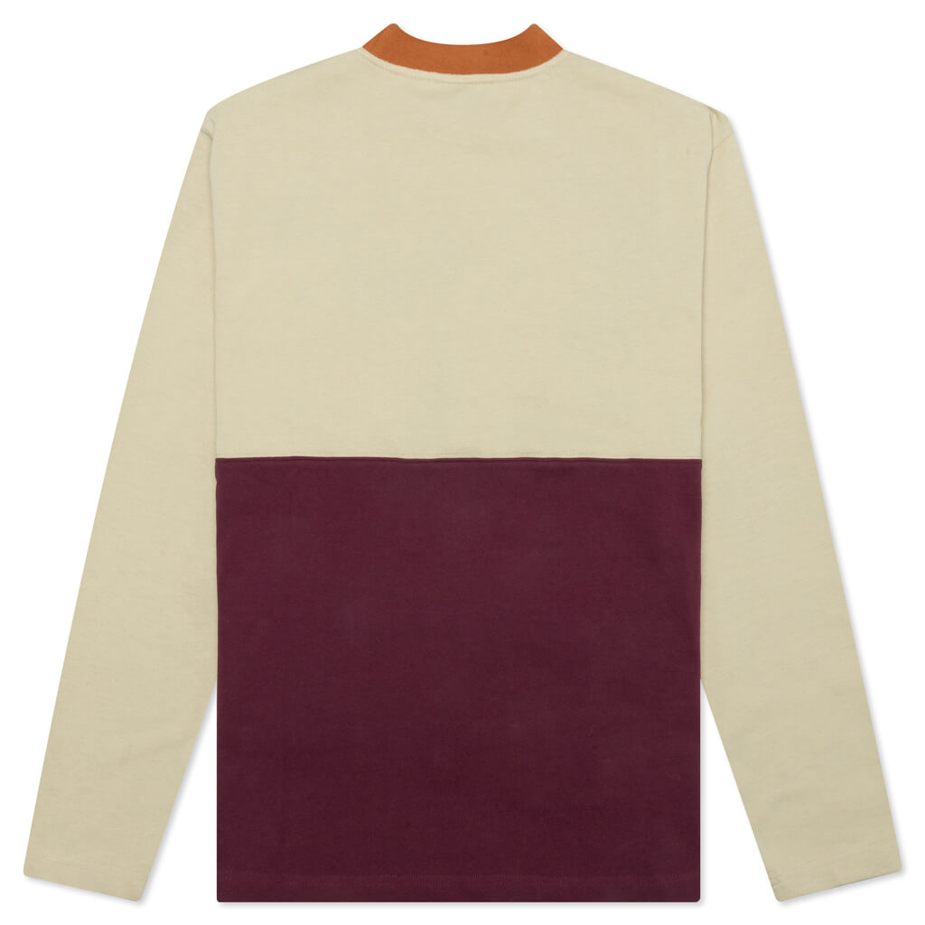 Gastromaniac Long Sleeve Football Shirt - Tan