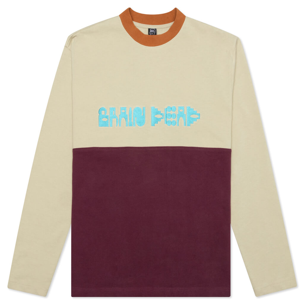 Gastromaniac Long Sleeve Football Shirt - Tan