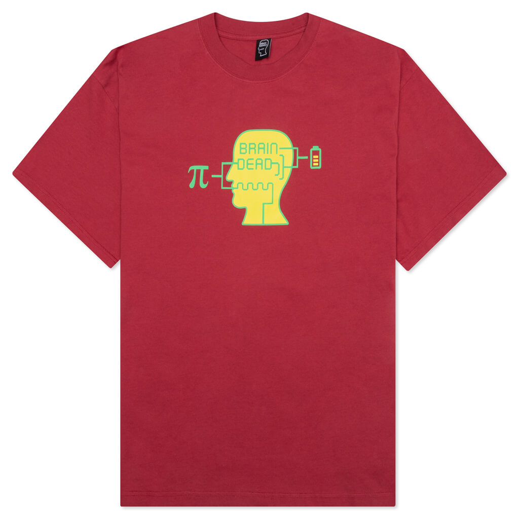 Low Battery T-Shirt - Maroon