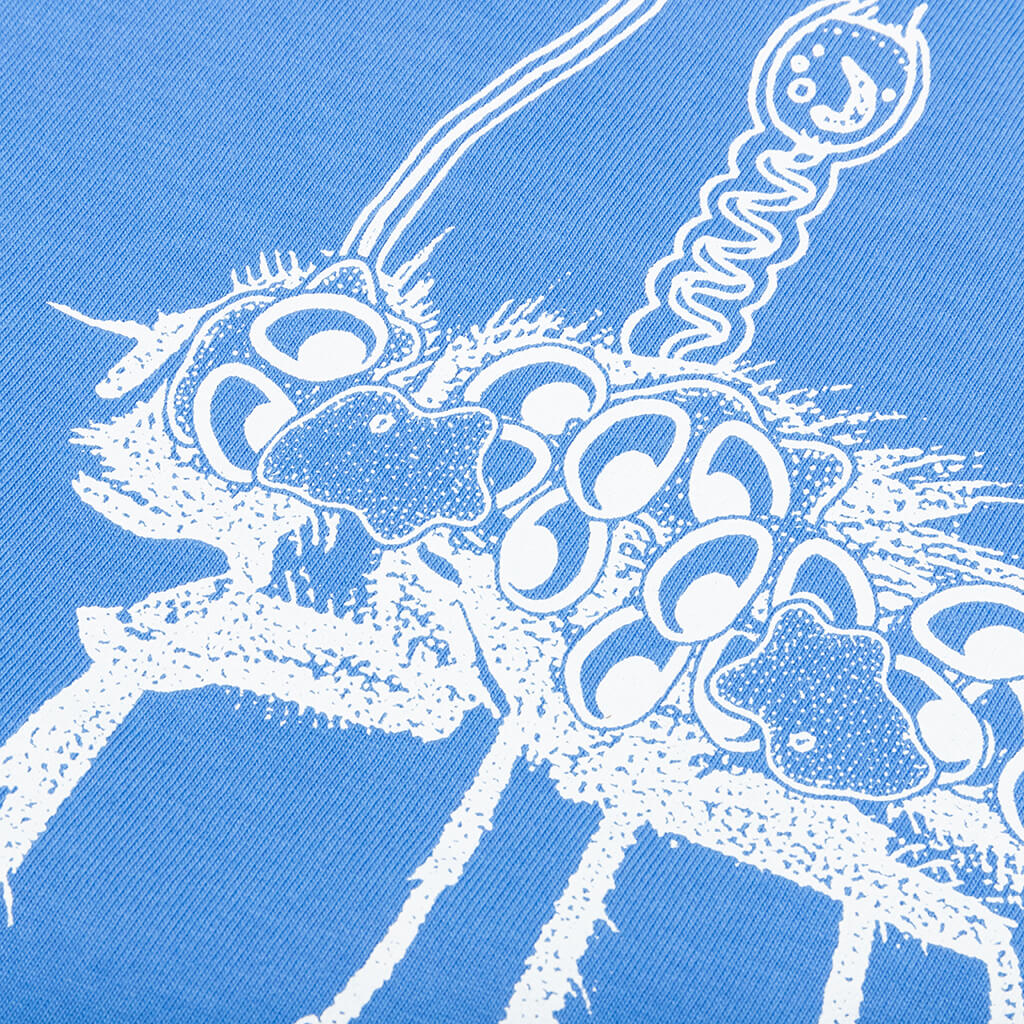 Worm In the Apple Long Sleeve - Blue