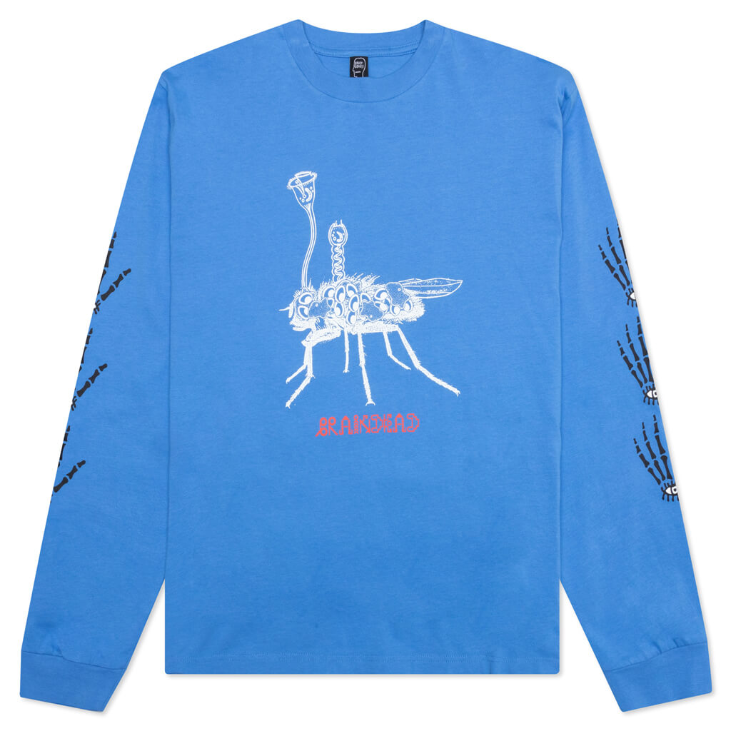 Worm In the Apple Long Sleeve - Blue