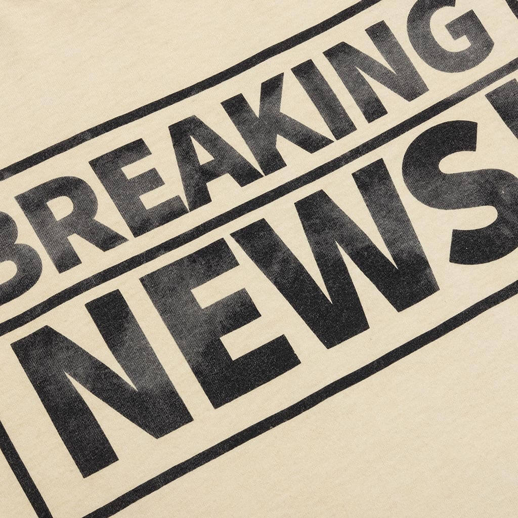 Breaking News Tee - Antique White