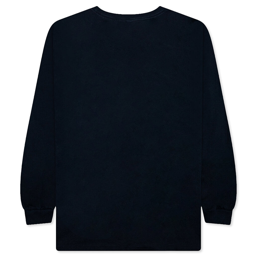 Felt x Bricks & Wood Paisley Butterfly L/S Tee - Navy