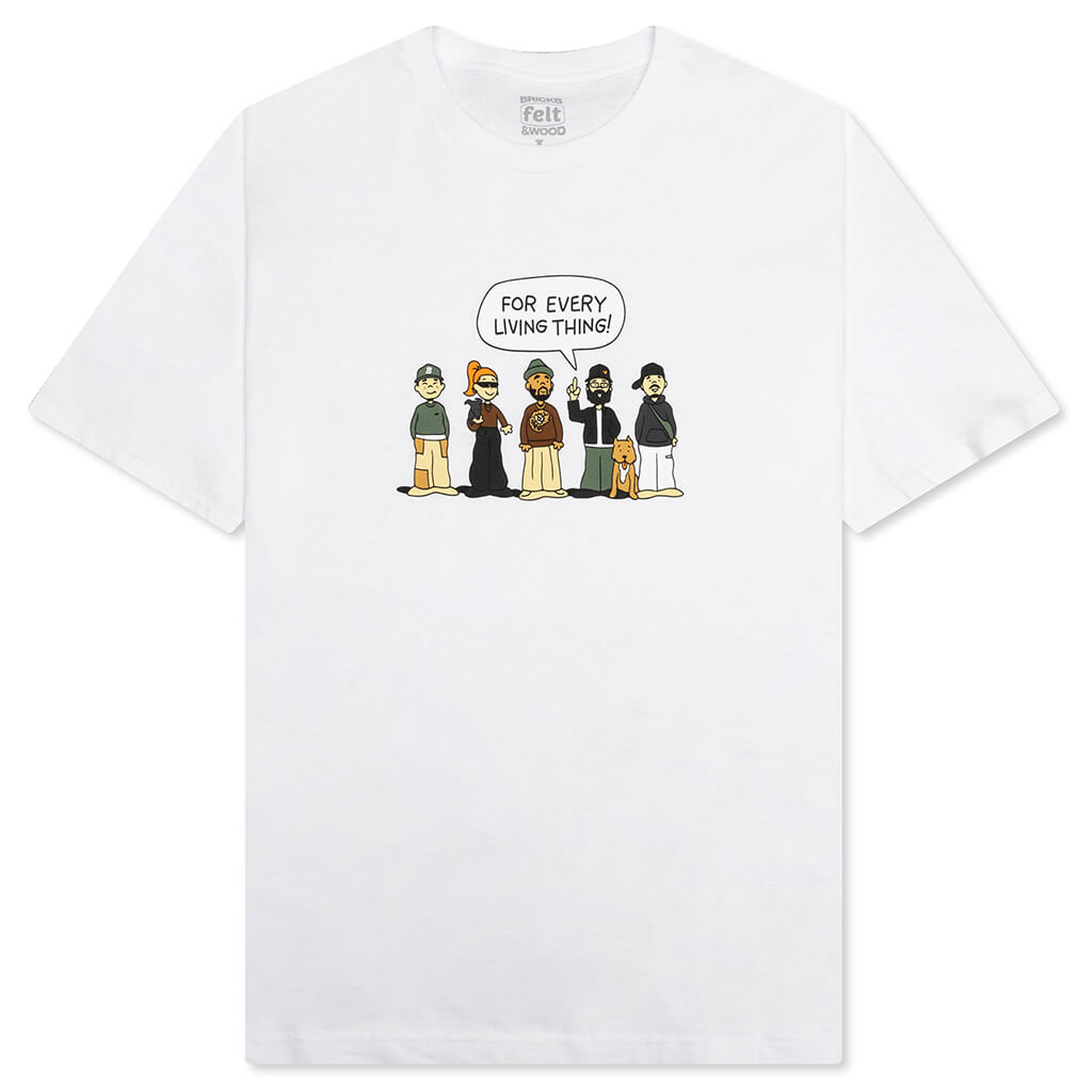 Felt x Bricks & Wood Shout Tee - White