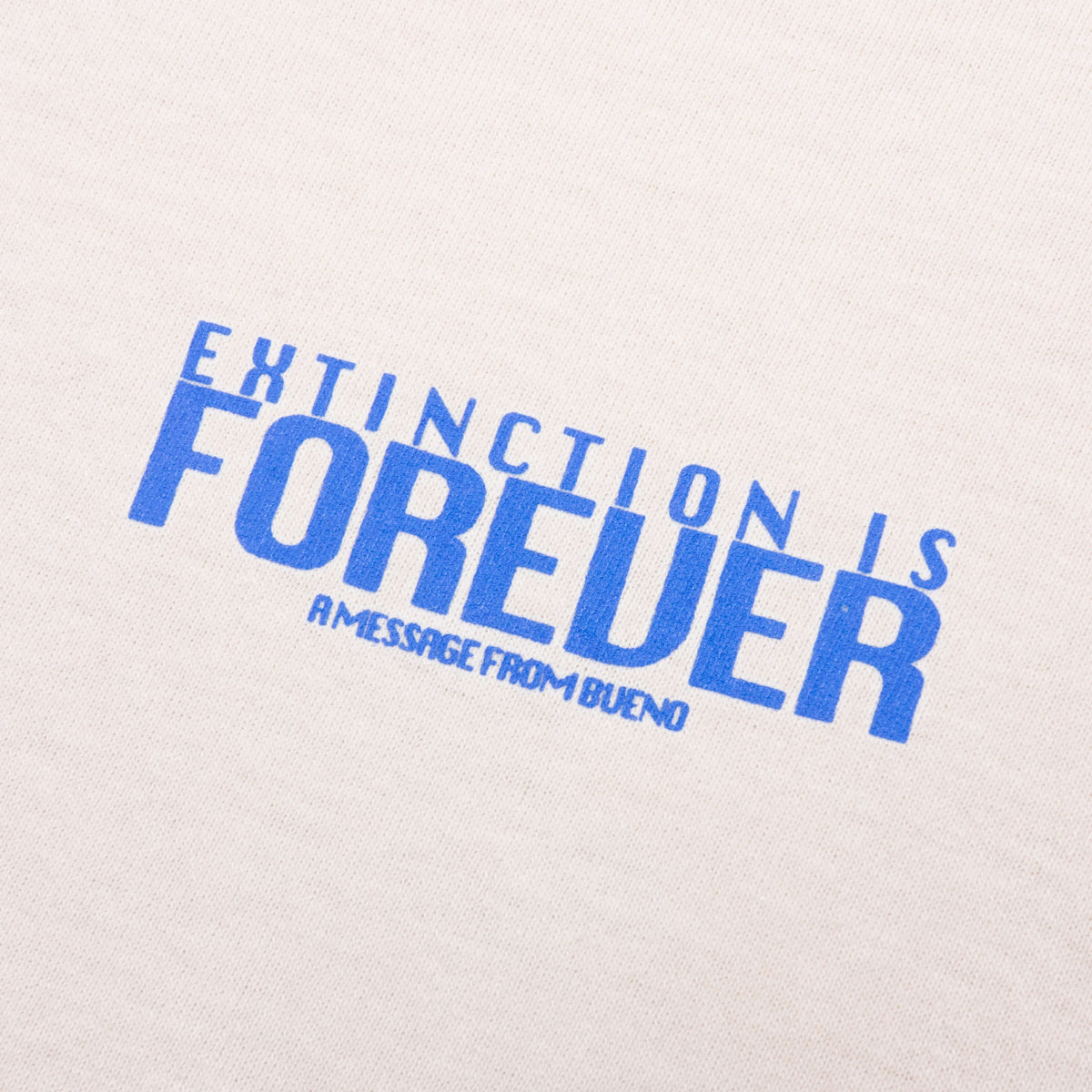 Extinction Is Forever Tee - Cream