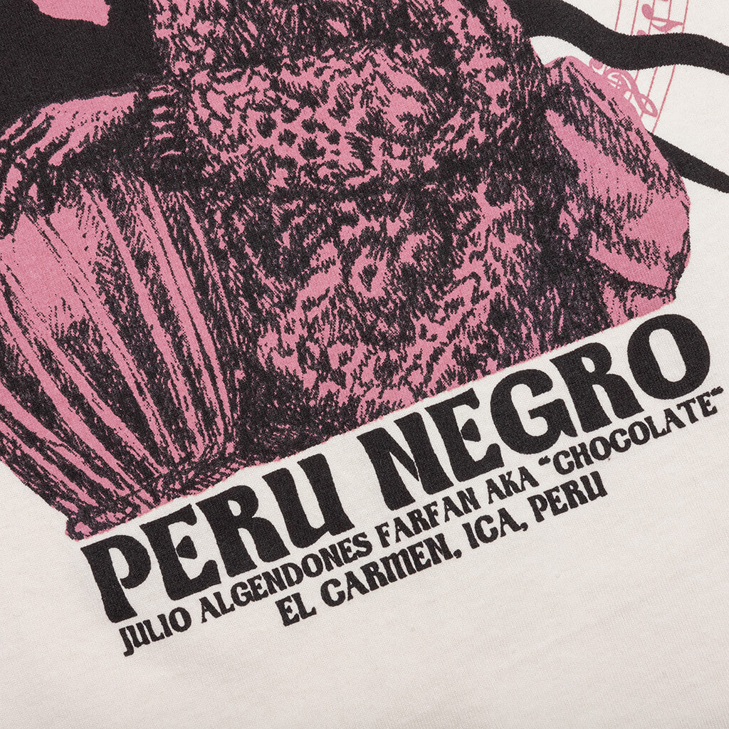 Peru Negro Tee - Cream