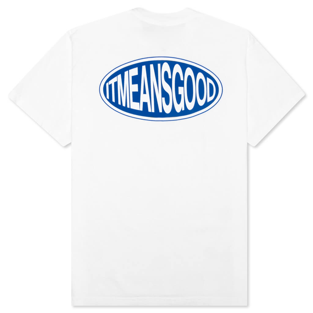 Rounded Logo Tee - White