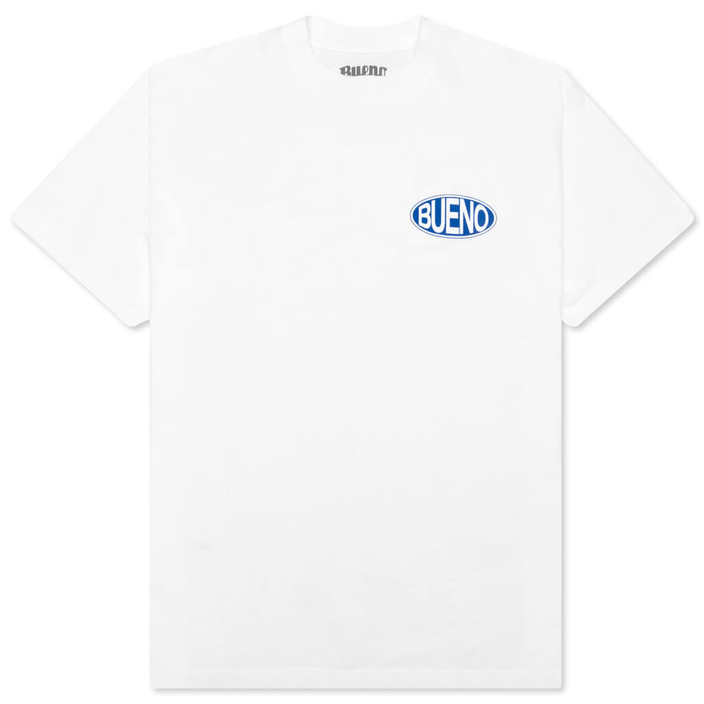 Rounded Logo Tee - White