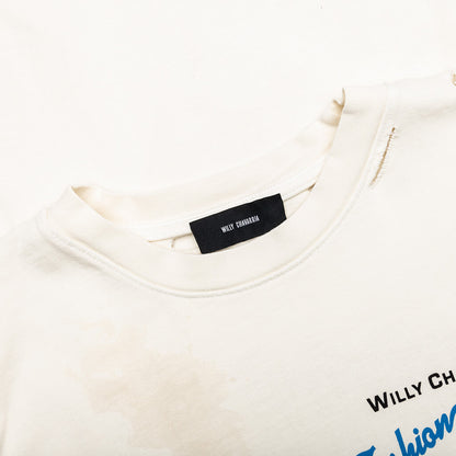 Fashion Services S/S Buffalo Tee - Cream