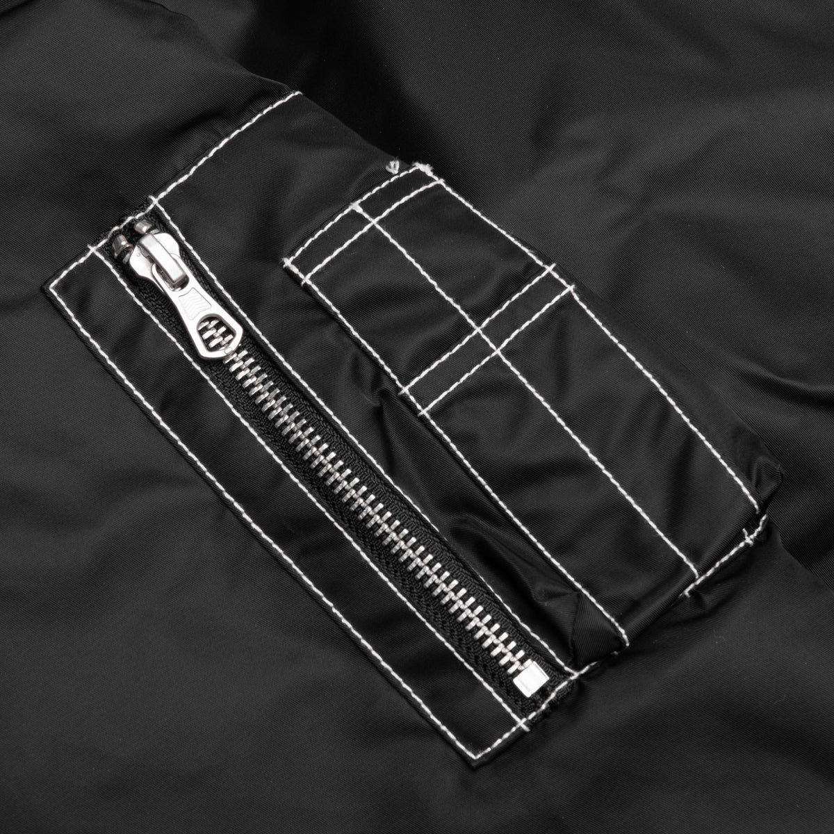Built Bomber Jacket - Black