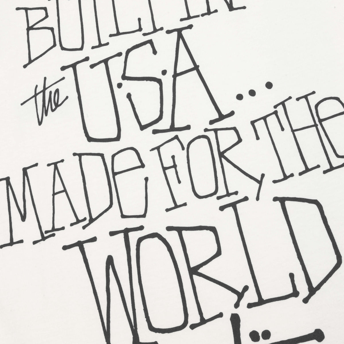 Built In Usa Pigment Dyed Tee - Natural
