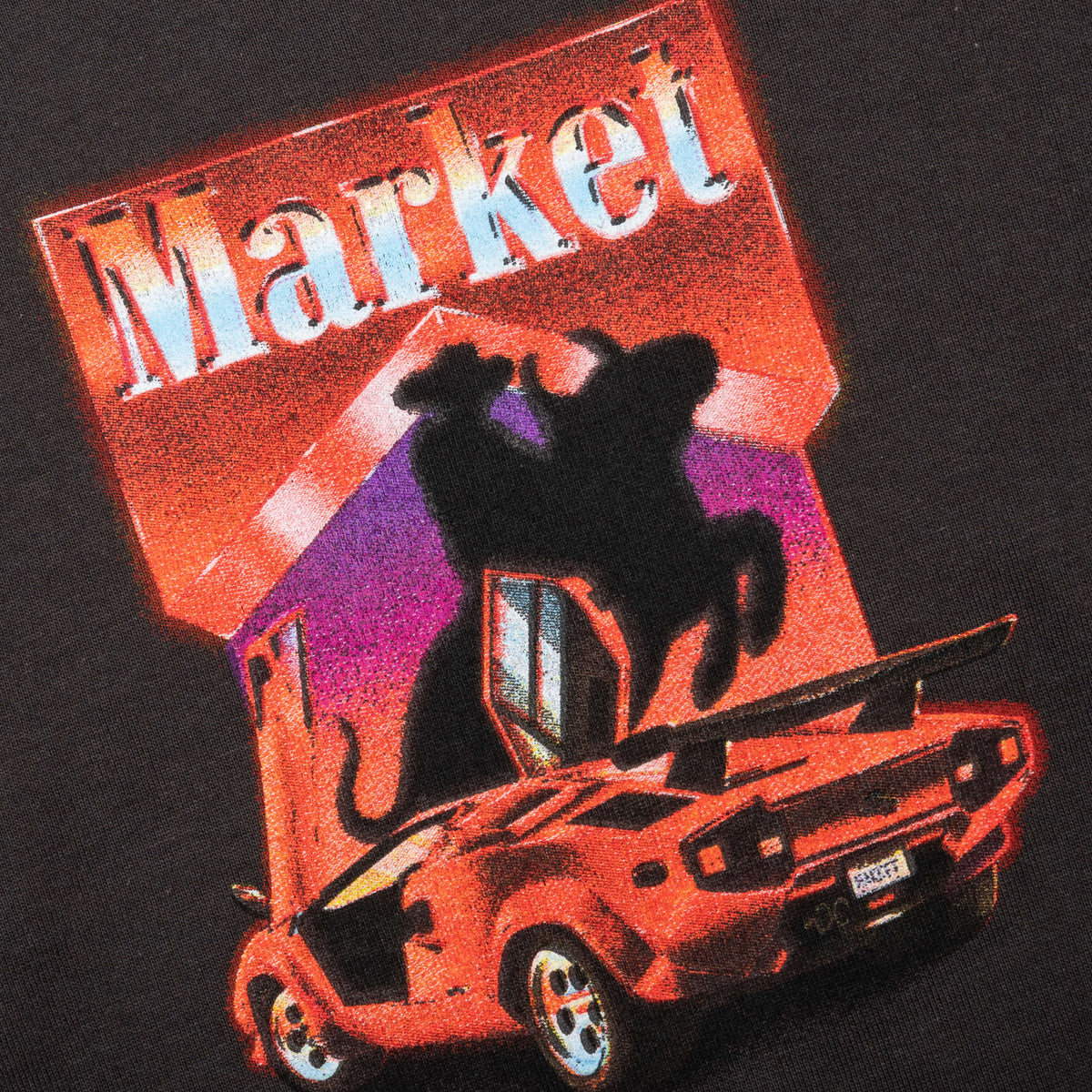 Bull Rider T-Shirt - Washed Black