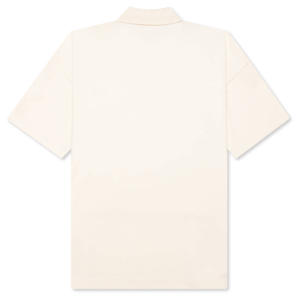 Bunny Embroidery Polo Shirt - Beige