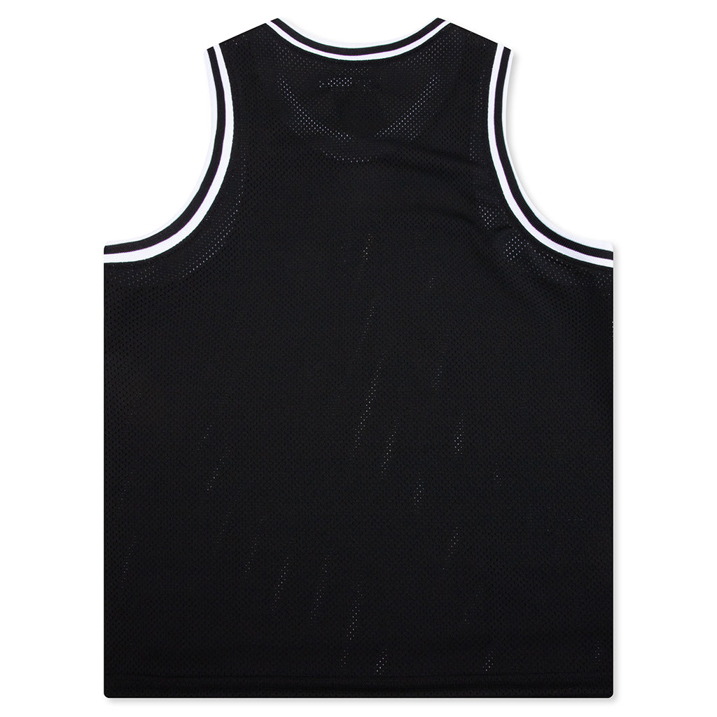 Burnout Basketball Jersey - Black