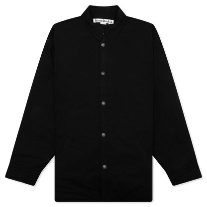 Button-Up Jacket - Black