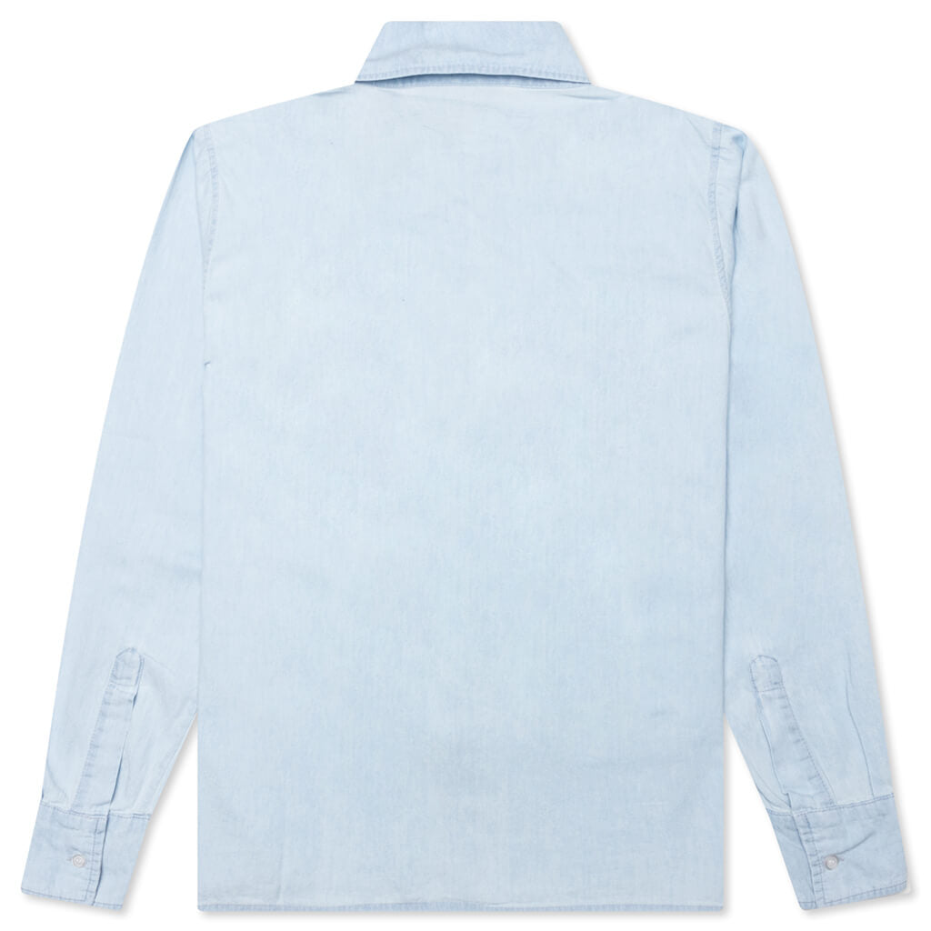 Annoyed Chicken Shirt - Bleached Denim