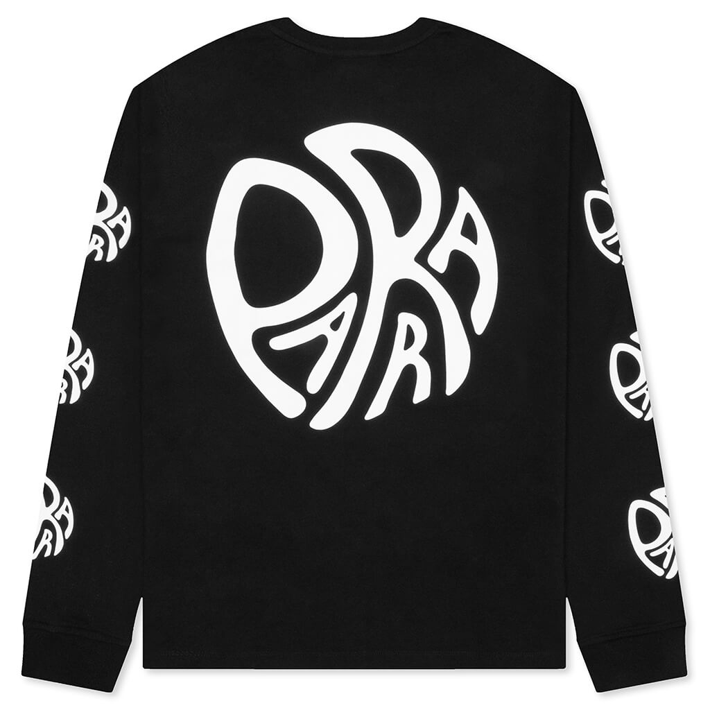 Circle Tweak Logo L/S T-Shirt - Black