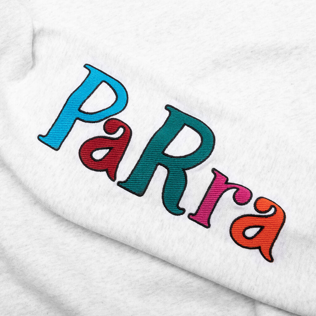 Serif Logo Crew Neck Sweatshirt - Ash Grey