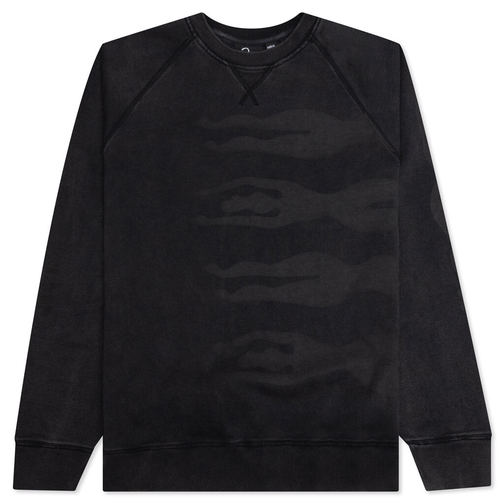 Swimming with Pets Crew Neck Sweatshirt - Asphalt Grey