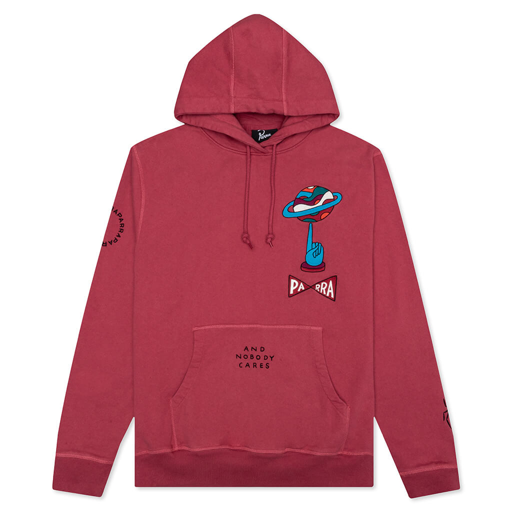 World Balance Hooded Sweatshirt - Coral