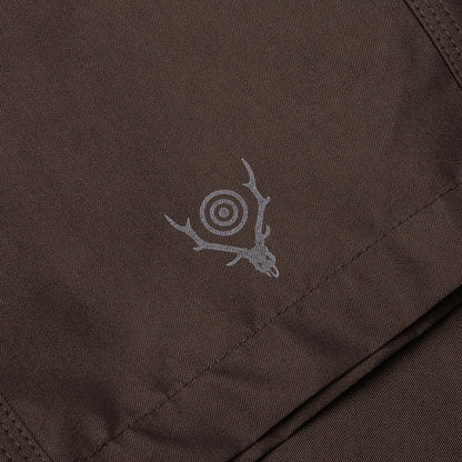 C/Pe Twill Belted C.S.Short - Brown
