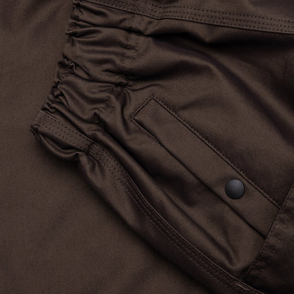 C/Pe Twill Belted C.S.Short - Brown