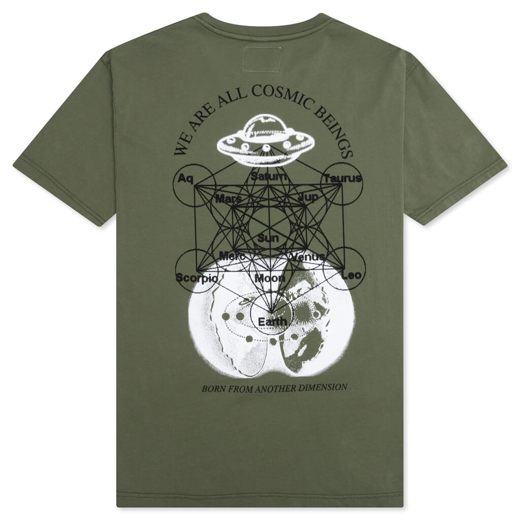 Cosmic Beings Tee - Army