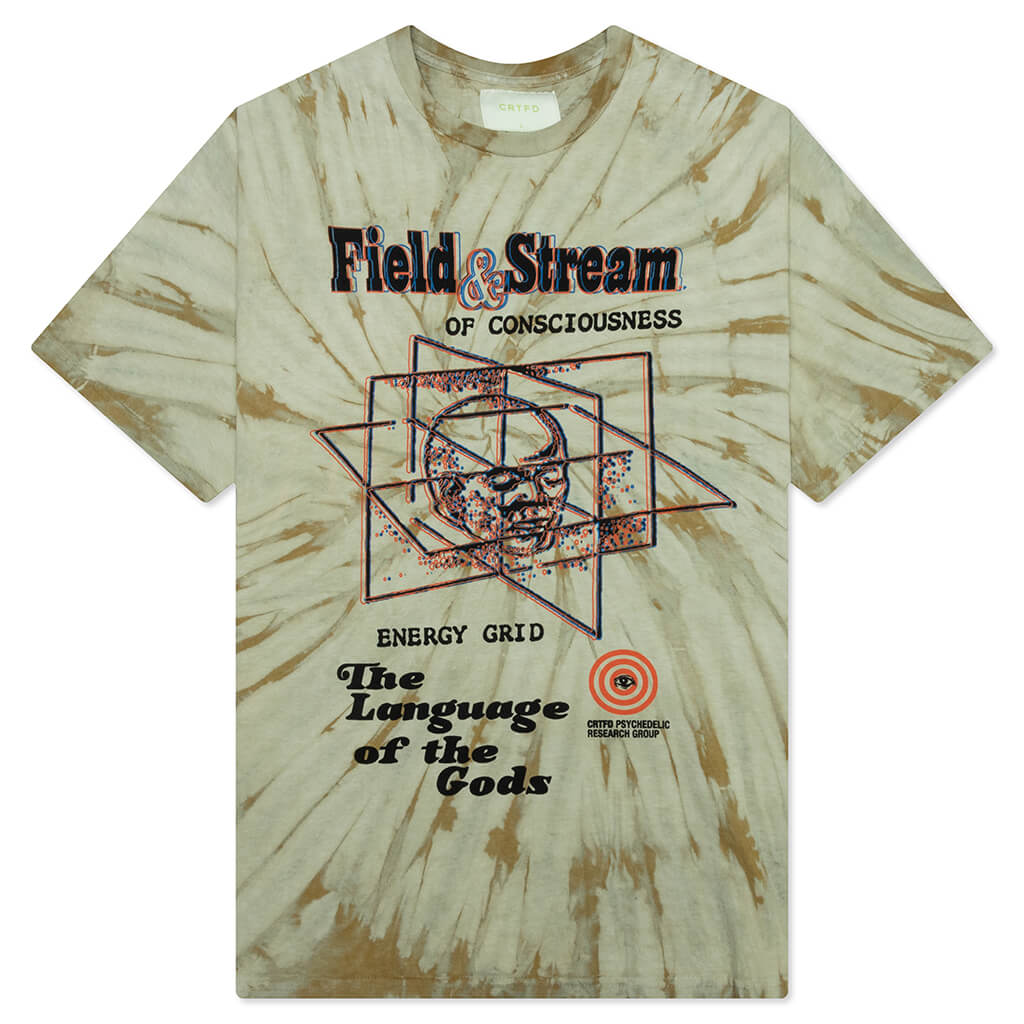 Field & Stream Tee - Botanical Tie Dye Green