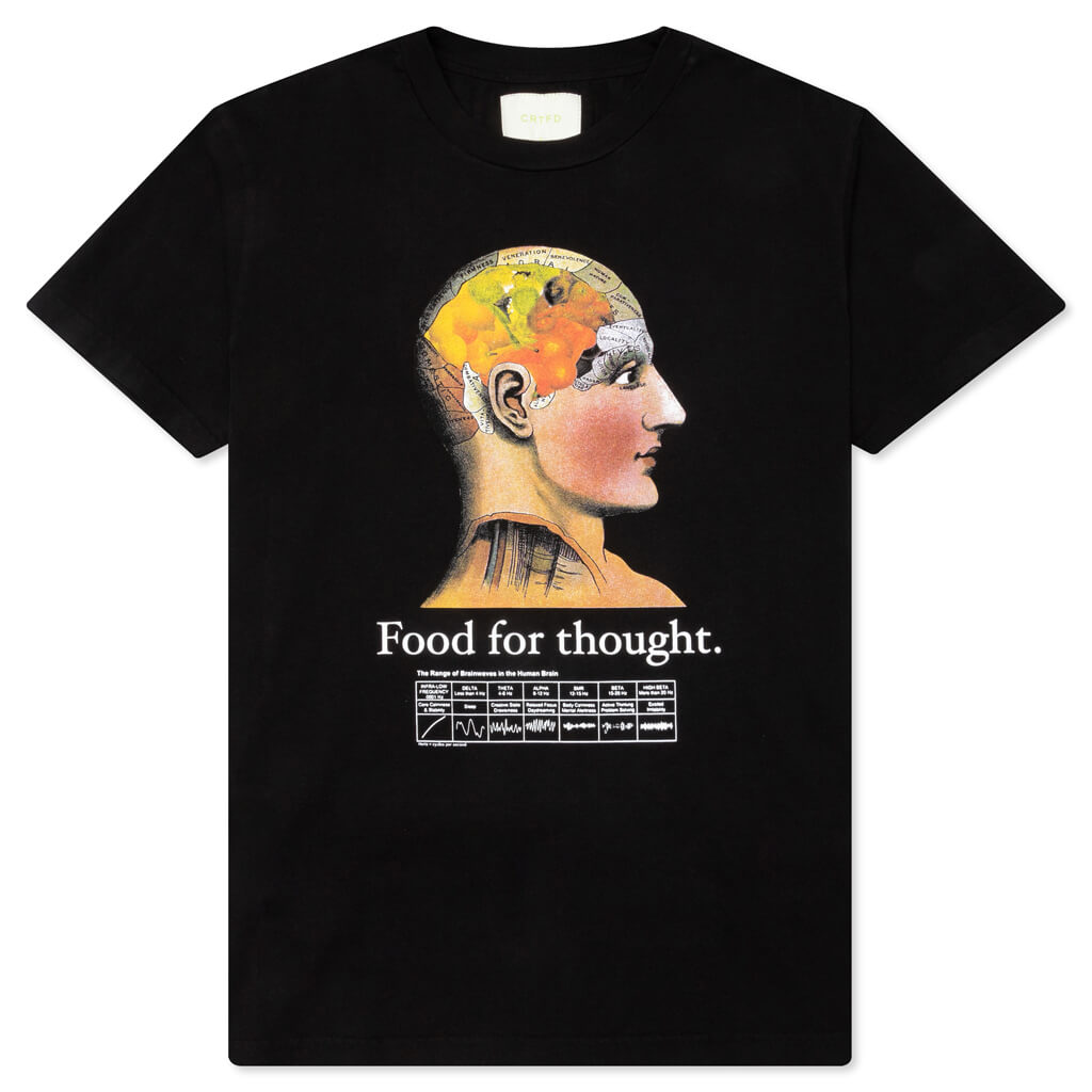 Food For Thought S/S Tee - Black