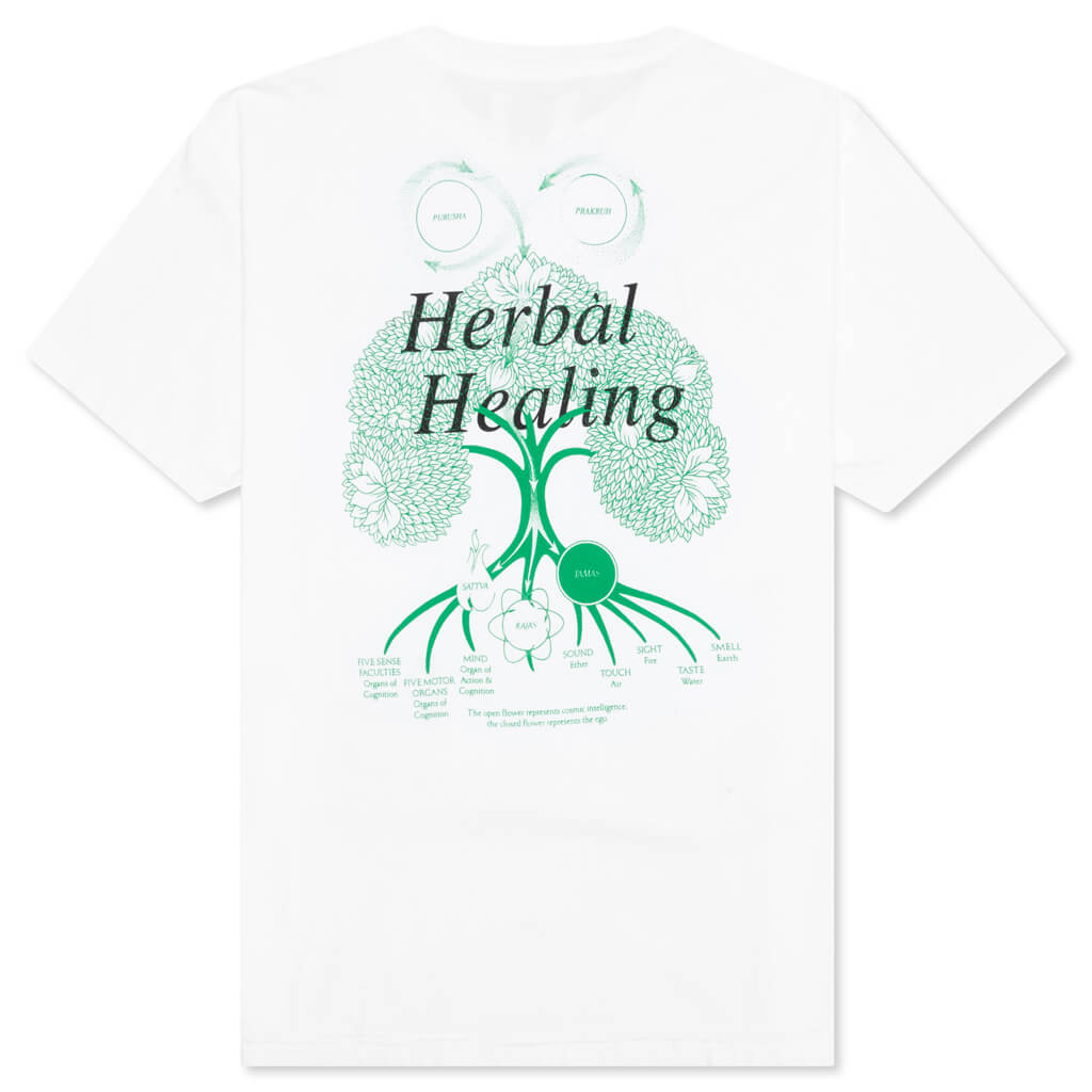 Herbal Healing Tee - White