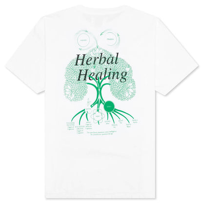 Herbal Healing Tee - White