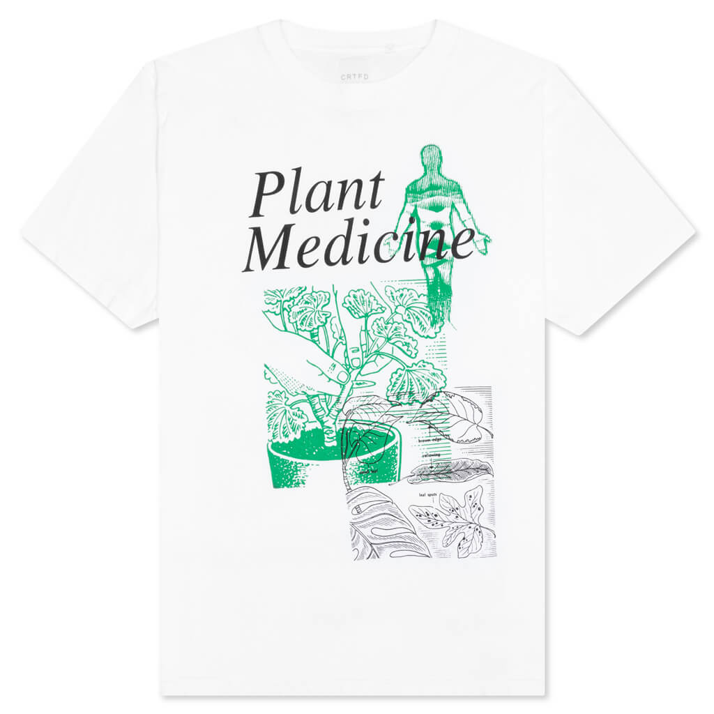 Herbal Healing Tee - White