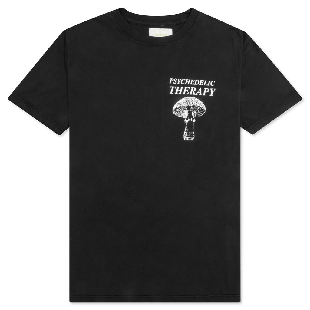 Psychedelic Therapy Tee - Black