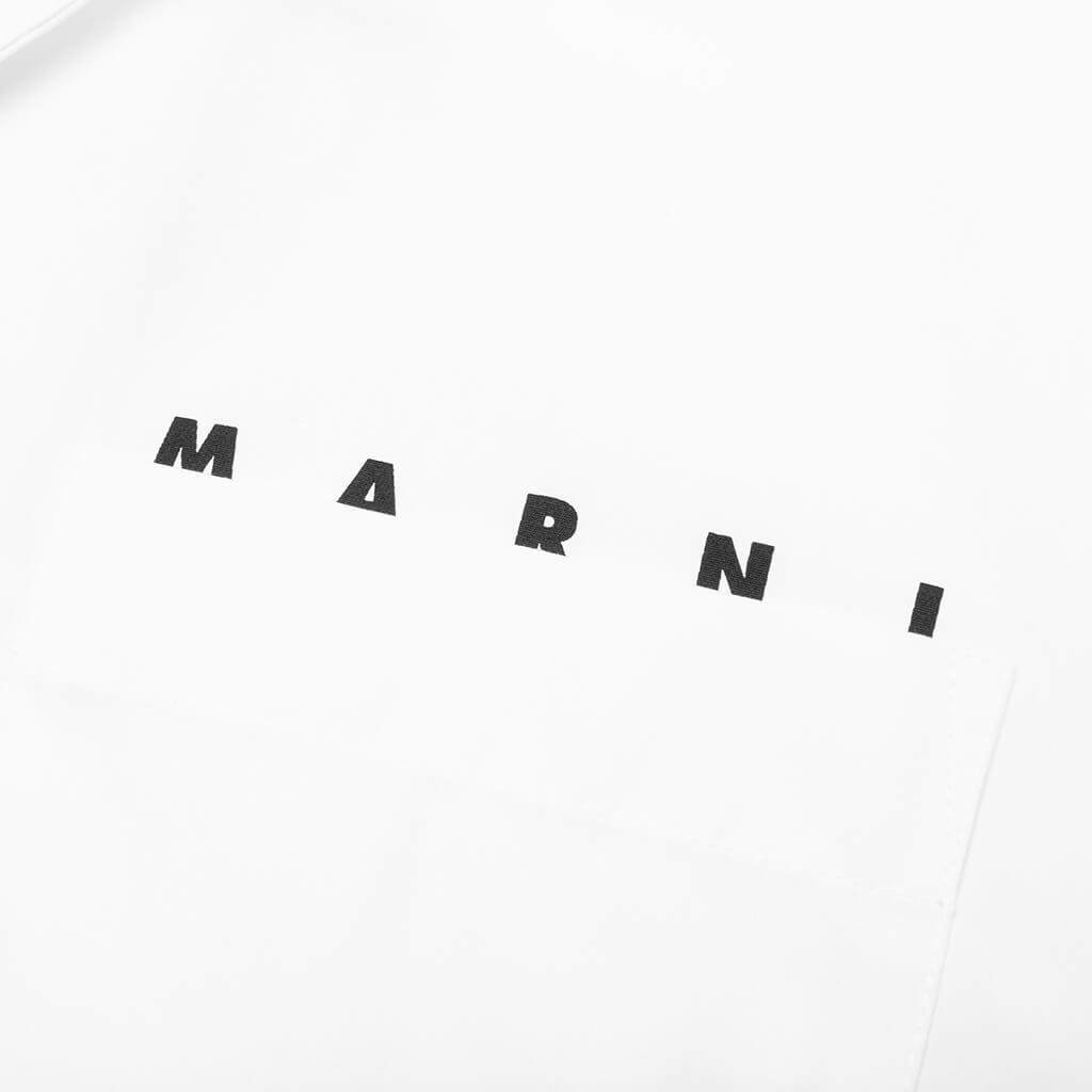 Pocket Logo Vacation Shirt - Lily White
