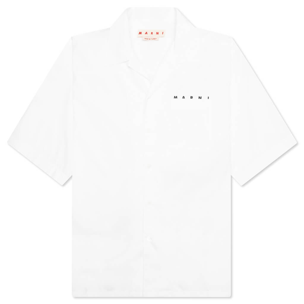 Pocket Logo Vacation Shirt - Lily White