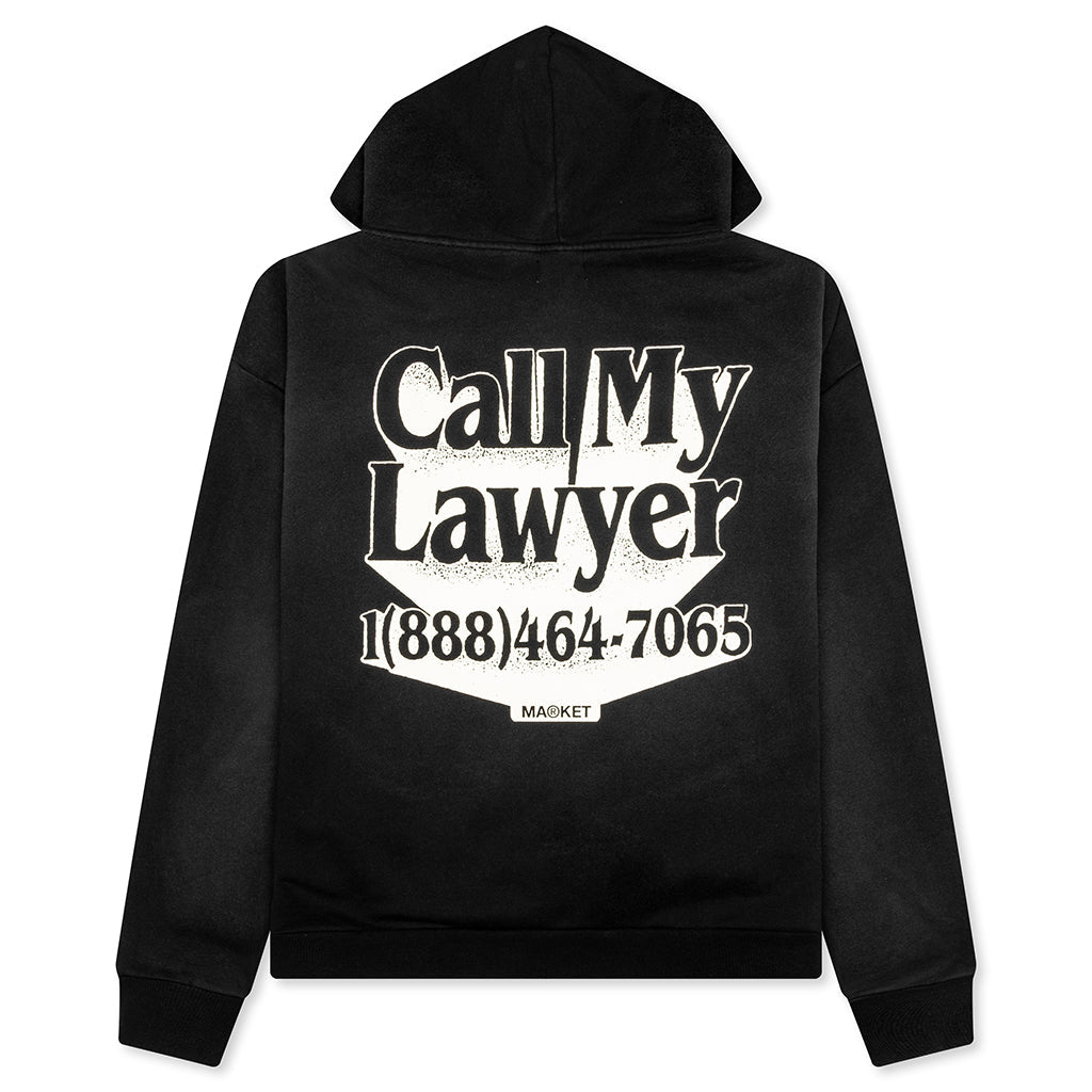 Call My Lawyer 3D Hoodie - Jet Set Black