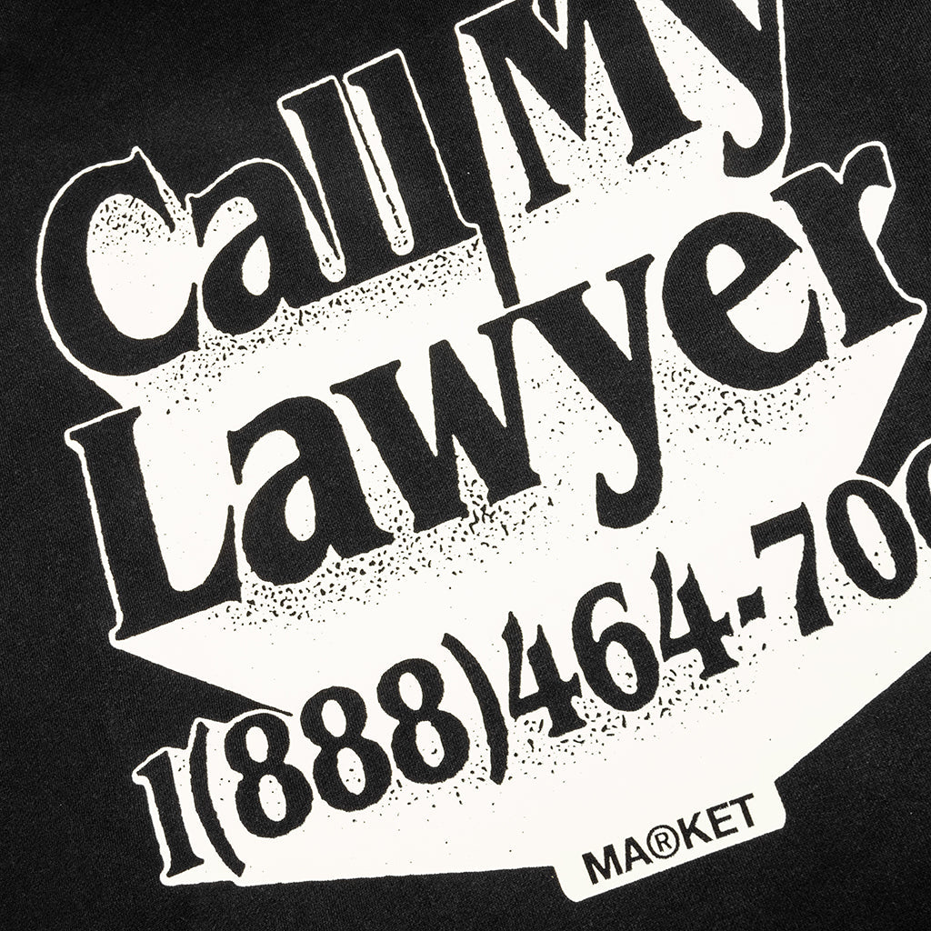 Call My Lawyer 3D Hoodie - Jet Set Black